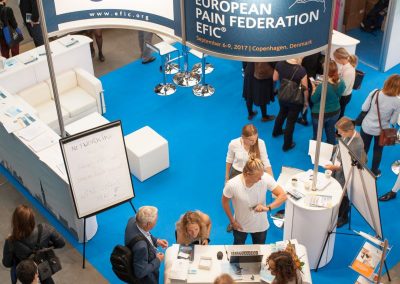 EFIC booth at Pain in Europe X
